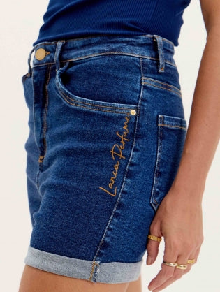 SHORT JEANS COMFORT HIGH