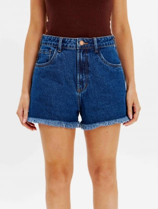 SHORT JEANS COMFORT HIGH