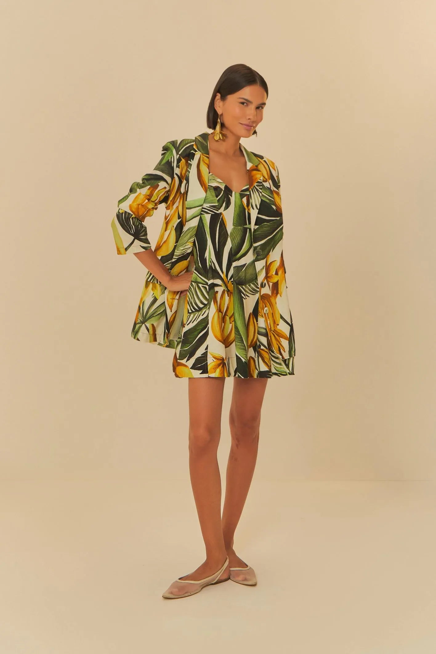 FARM BANANARTE MINI DRESS