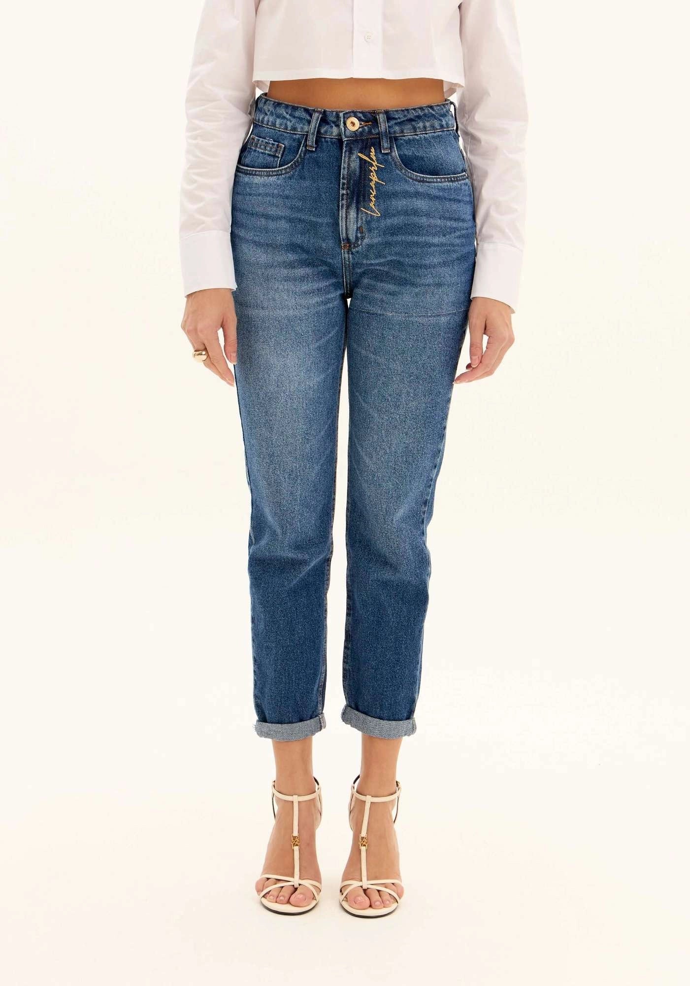 CALÇA JEANS LUNA MOM SUPER HIGH