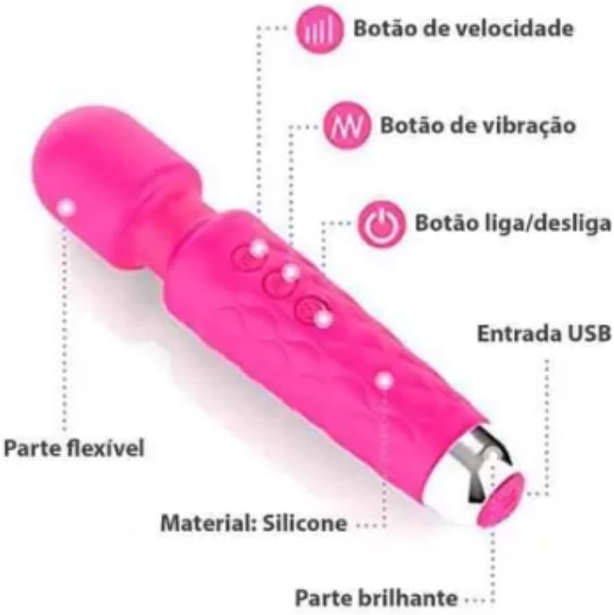 Vibrador Massageador Corporal