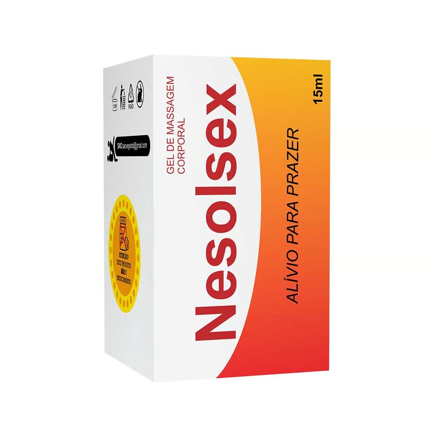 NESOLSEX GEL DESSENSIBILIZANTE ANAL 15ML LINHA FARMACINHA DO RISO SECRET LOVE