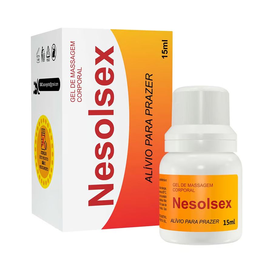 NESOLSEX GEL DESSENSIBILIZANTE ANAL 15ML LINHA FARMACINHA DO RISO SECRET LOVE