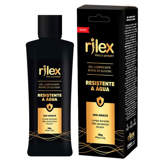 GEL LUBRIFICANTE ÍNTIMO EM SILICONE RESISTENTE À ÁGUA 50G RILEX