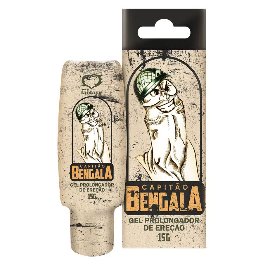 CAPITÃO BENGALA GEL PROLONGADOR DE EREÇÃO 15G