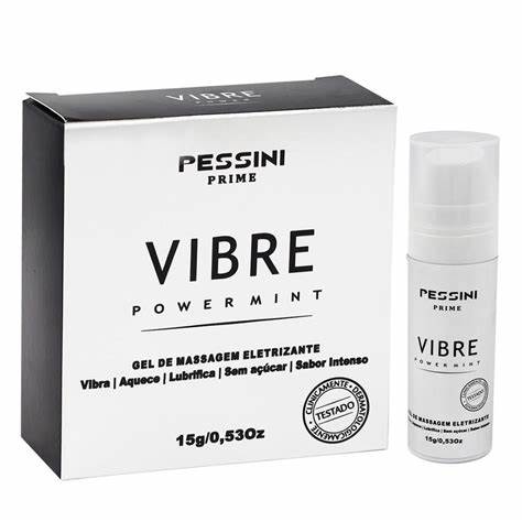 GEL ELETRIZANTE VIBRE POWER MINT 15G LINHA PRIME PESSINI