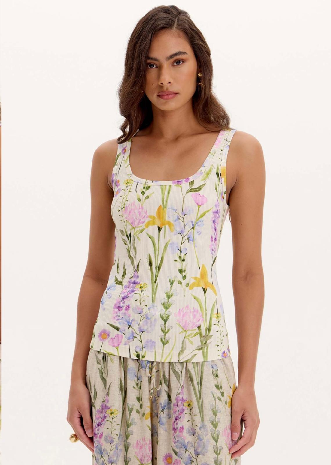 FLOWER TANK TOP