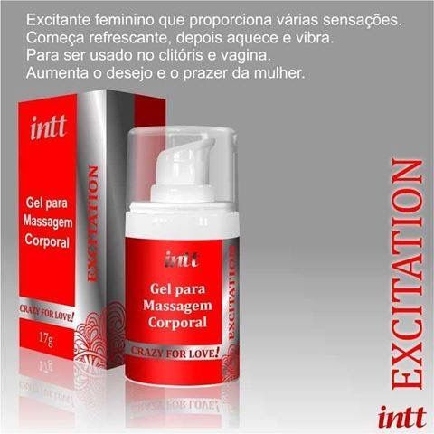 Excitation Gel Excitante Feminino Facilitador de Orgasmos de Ginseng 17 g