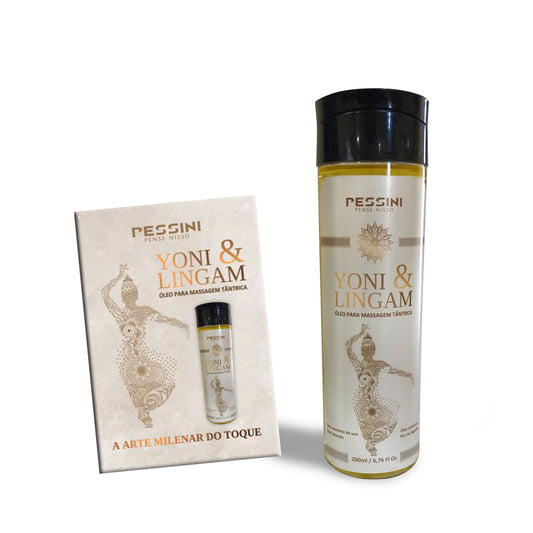 YONI & LINGAM ÓLEO PARA MASSAGEM TÂNTRICA 200ML