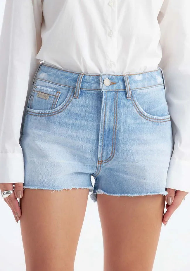 SHORT JEANS COMFORT HIGH