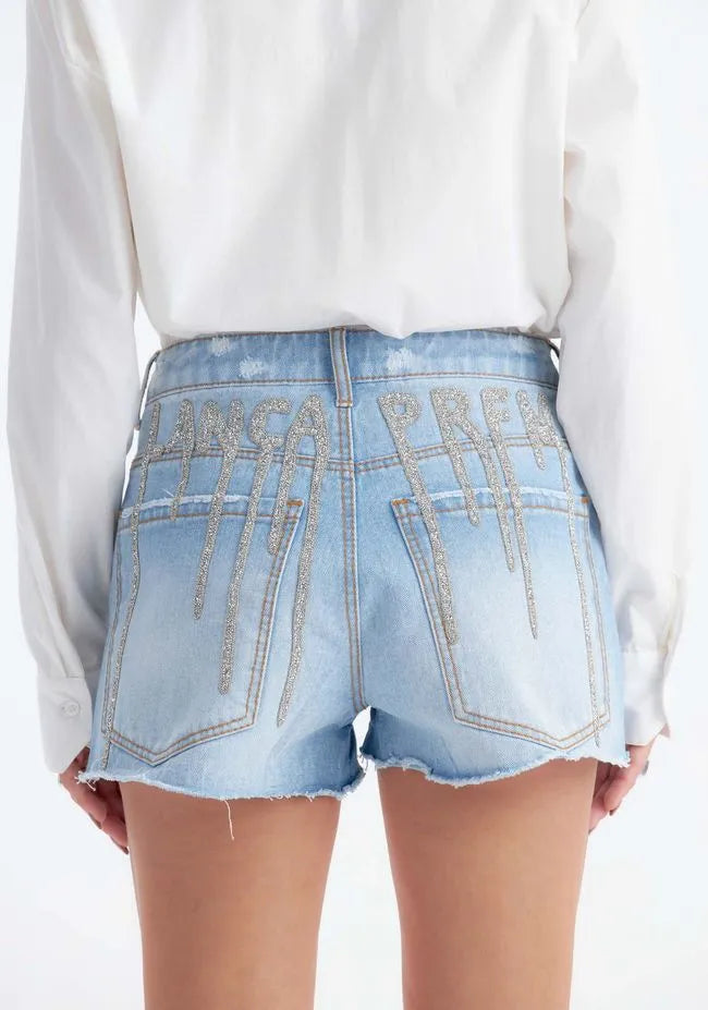 SHORT JEANS COMFORT HIGH