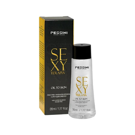 ÓLEO PARA MASSAGEM SENSUAL COM AQUECIMENTO SEXY TERAPIA 35ML