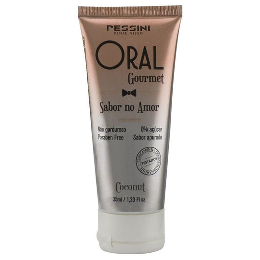 Gel beijável Oral Gourmet sabor no amor - Coconut Pessini